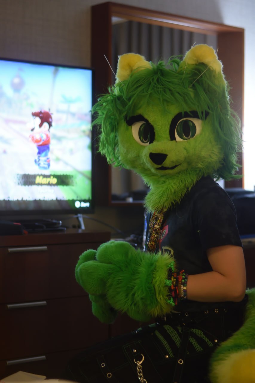Me in my fursuit that I made myself.